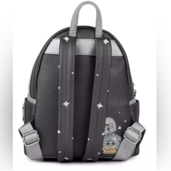 NWT Mandalorian Grogu Disney PARKS 2024 Loungefly Backpack STAR WARS - Picture 11 of 12